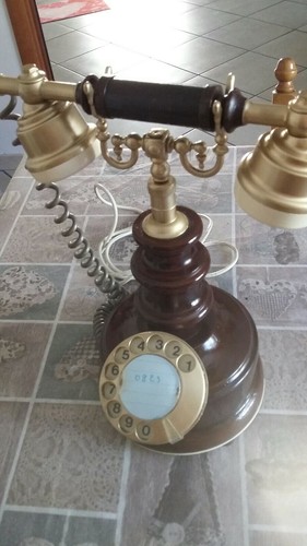 Telefono disco tavolo - disco, da