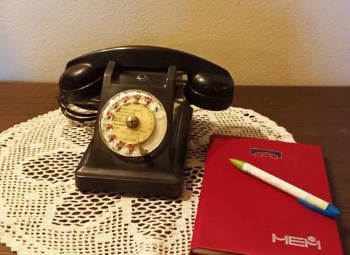 Antico telefono tavolo - antico,