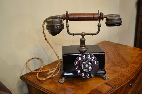 Antico telefono tavolo anni - antico,