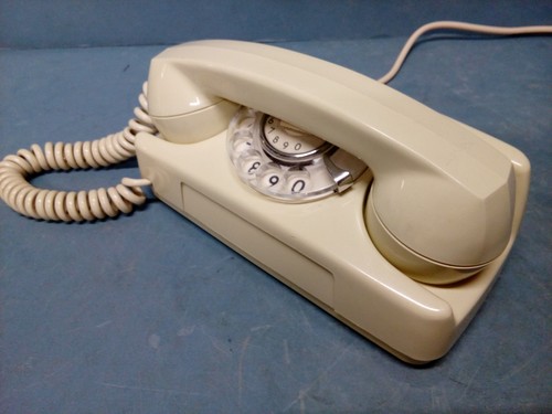 Telefono tavolo bianco - telefono, da